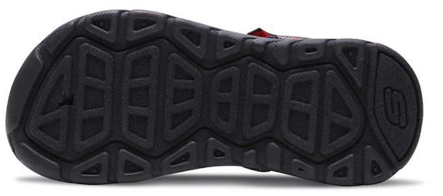 (Youth) Skechers Supreme Sandal 'Black Grey Red' 92218L-BGRD Purchase (Youth) Skechers Supreme Sandal 'Black Grey Red' 92218L-BGRD