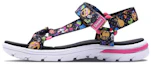 Buy (Youth) Skechers Supreme Sandal 'Black Multicolor Velcro' 86936L-BKMT