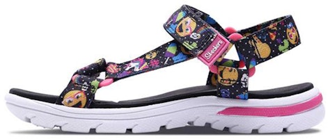 (Youth) Skechers Supreme Sandal 'Black Multicolor Velcro' 86936L-BKMT (Youth) Skechers Supreme Sandal 'Black Multicolor Velcro' 86936L-BKMT