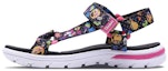 Buy (JR) Skechers Supreme Sandal 'Hitam Pelbagai Warna Velcro' 86936L-BKMT