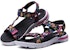 (JR) Skechers Supreme Sandal 'Hitam Pelbagai Warna Velcro' 86936L-BKMT