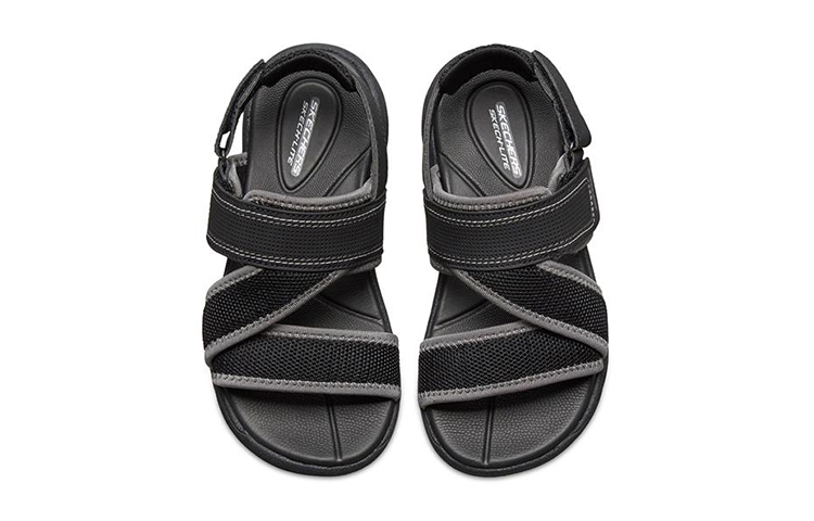 Shop (JR) Sandali Skechers Supreme ''Neri'' 92222L-BKGY