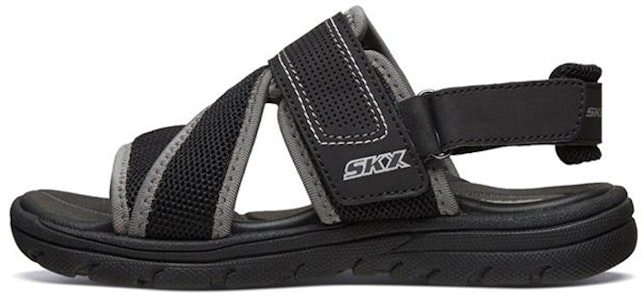 (JR) 斯凯奇黑色Supreme凉鞋 92222L-BKGY Buy (JR) 斯凯奇黑色Supreme凉鞋 92222L-BKGY