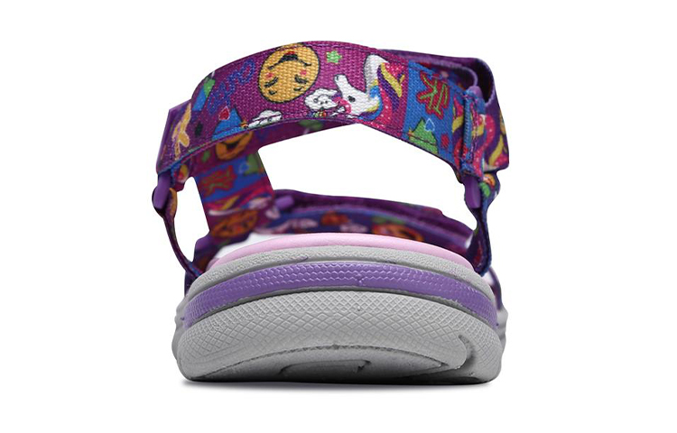 Shop (Youth) Skechers Supreme Sport Sandal 'Purple Multi Velcro' 86936L-PRMT