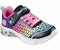 (JR) Skechers Sweetheart Lights 'Hitam Pelbagai Warna' 302312L-BKMT