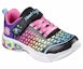 Lookbook (JR) Skechers Sweetheart Lights 'Hitam Pelbagai Warna' 302312L-BKMT