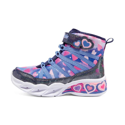(Youth) Skechers Sweetheart Lights 'Blue Black Pink'