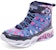 (JR) Skechers Sweetheart Lights 'Biru Hitam Merah Jambu' 302667L-NVMT