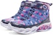 (JR) Skechers Sweetheart Lights 'Biru Hitam Merah Jambu' 302667L-NVMT