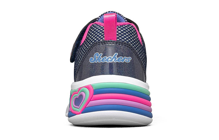 Shop (JR) Skechers Sweetheart Lights ''Blauw Multicolor'' 302304L-NVMT