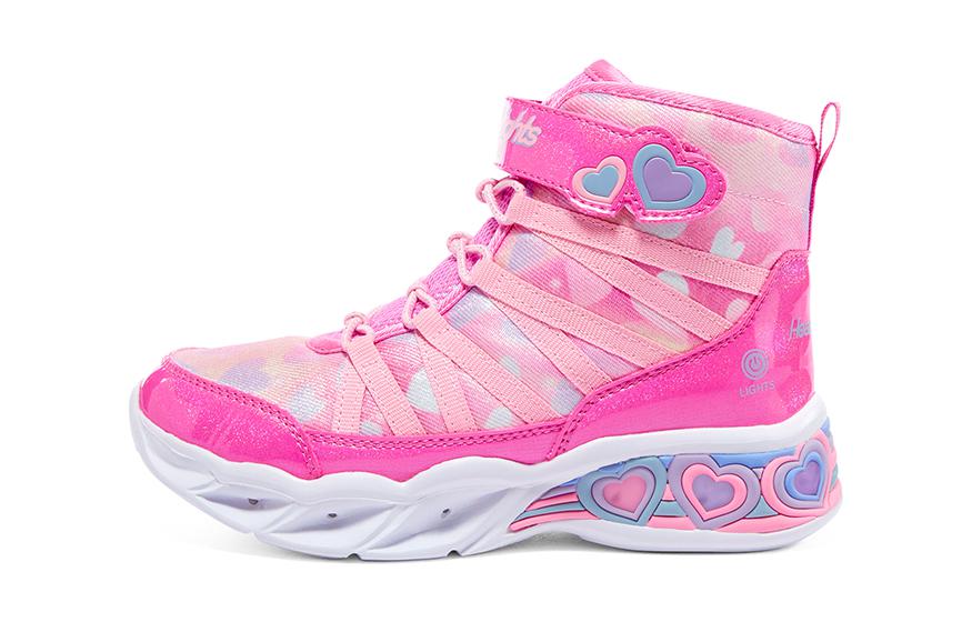 (Youth) Skechers Sweetheart Lights 'Pink' 302667L-PKMT