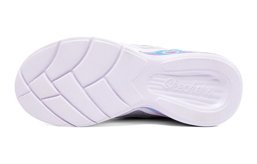 Details for 大童 Skechers Sweetheart Lights 耐磨減震 兒童休閒鞋 紫灰色