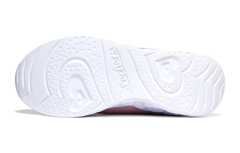 Shop 大童 Skechers Heart Lights 防踢減震 兒童休閒鞋 粉紅多彩色