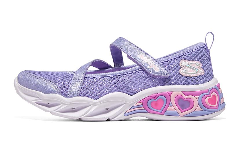 (Youth) Skechers Sweetheart Lights 'Purple' 302568L-PERI