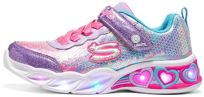 (Youth) Skechers Sweetheart Lights 'Purple Multi' 302313L-PRMT (Youth) Skechers Sweetheart Lights 'Purple Multi' 302313L-PRMT
