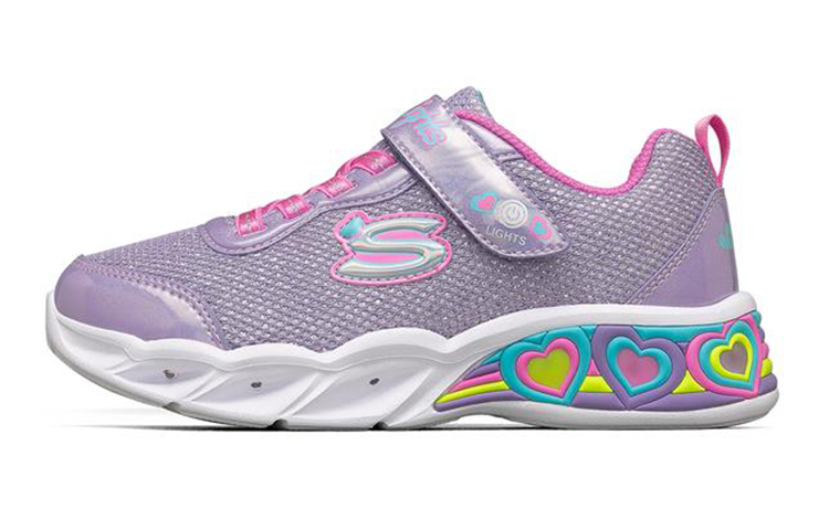 (Youth) Skechers Sweetheart lights 'Purple Pink' 302304L-LVMT