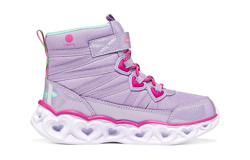 Order 大童 Skechers 耐磨減震防滑 兒童休閒鞋 紫白