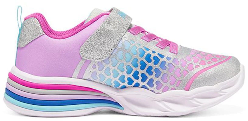 (JR) Skechers Sweetheart Lights ''Zilver Roze'' 302312L-SMLT Order (JR) Skechers Sweetheart Lights ''Zilver Roze'' 302312L-SMLT