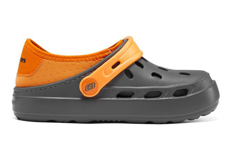 Order 大童 Skechers Swifters 2 運動休閒涼鞋 灰橙色 加絨