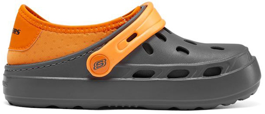 大童 Skechers Swifters 2 運動休閒涼鞋 灰橙色 加絨 Order 大童 Skechers Swifters 2 運動休閒涼鞋 灰橙色 加絨