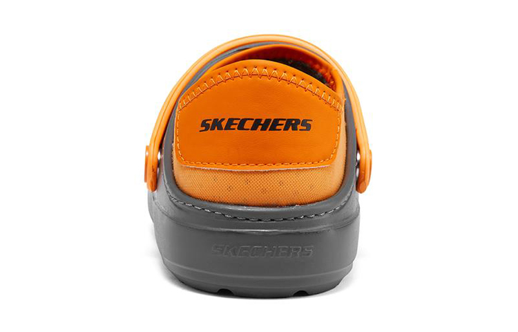 Shop 大童 Skechers Swifters 2 運動休閒涼鞋 灰橙色 加絨