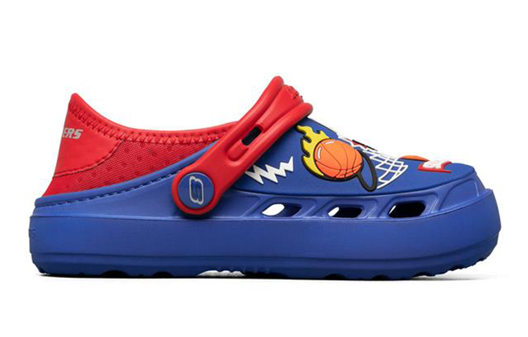 Order 大童 Skechers Swifters 洞洞涼鞋 藍紅
