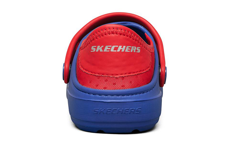 Shop 大童 Skechers Swifters 洞洞涼鞋 藍紅