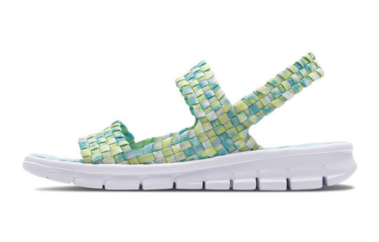 (Youth) Skechers Synergize Sandal 'Green Yellow' 664082L-GRYL