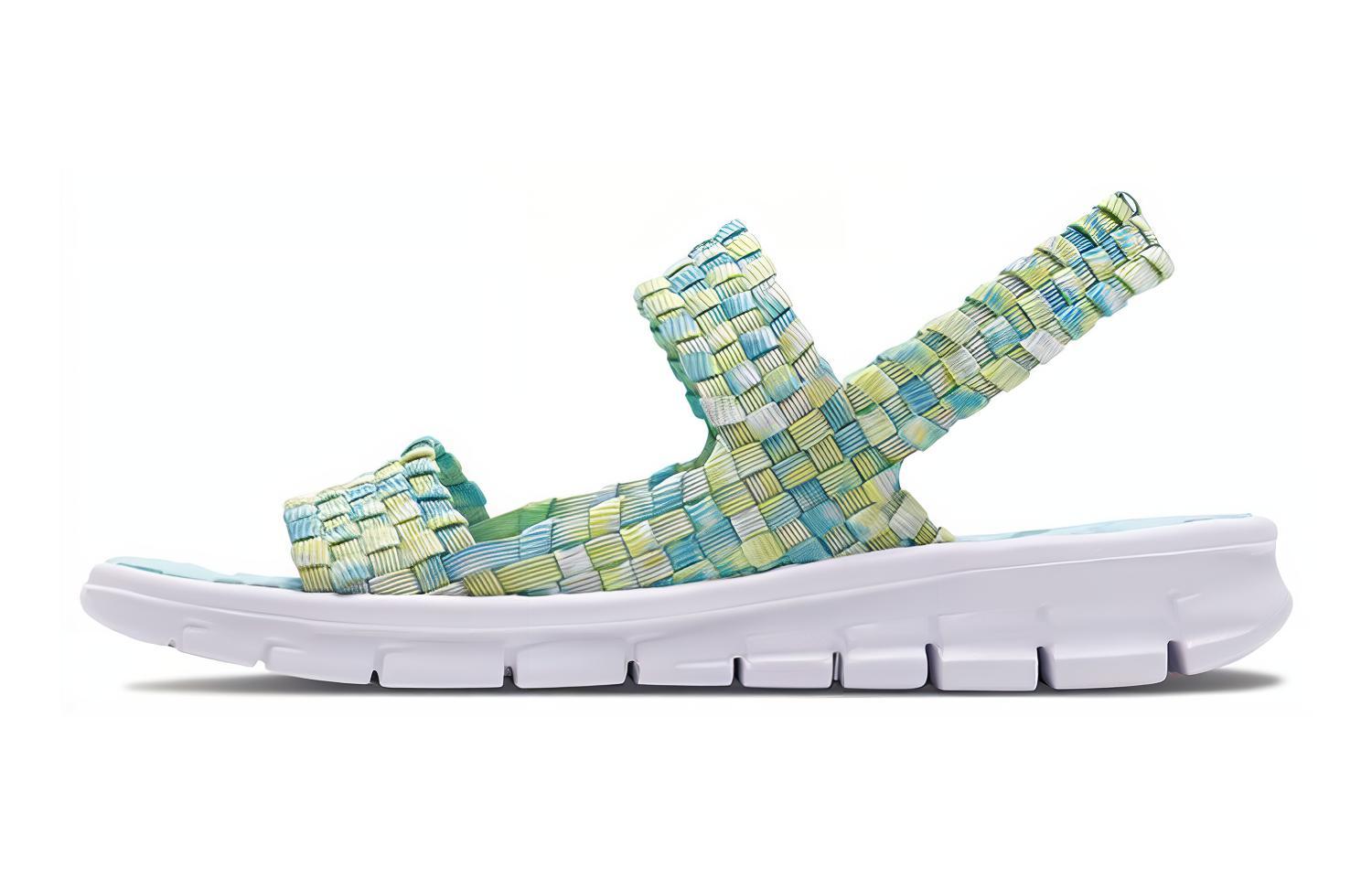 (Youth) Skechers Synergize Sandal 'Green Yellow' 664082L-GRYL