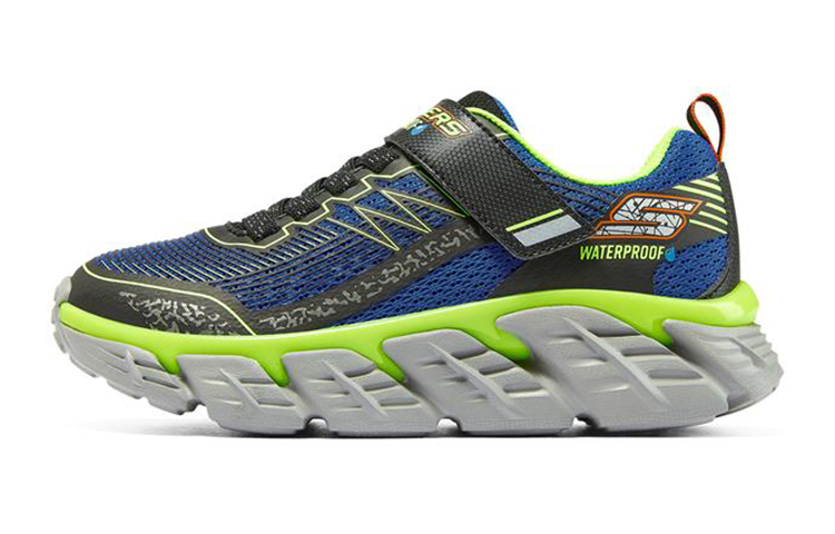 (Youth) Skechers Tech-Grip 'Black Blue'