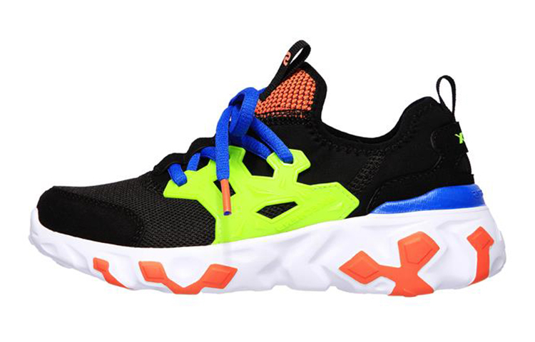 (Youth) Skechers Techno Strides 'Black Yellow' 403692L-BKMT