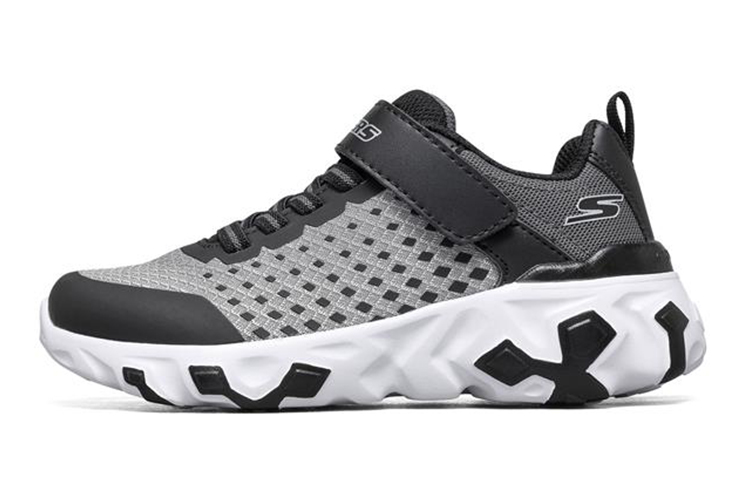 (Youth) Skechers Techno Strides 'Grey' 98261L-GYCC