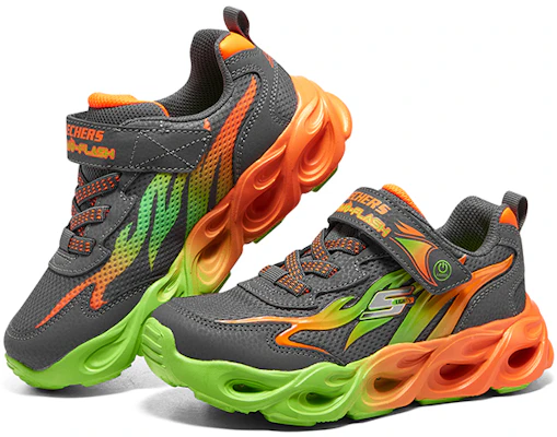 (JR) 斯凯奇Thermo-Flash '灰绿橙' 400103L-CCOR Lookbook (JR) 斯凯奇Thermo-Flash '灰绿橙' 400103L-CCOR