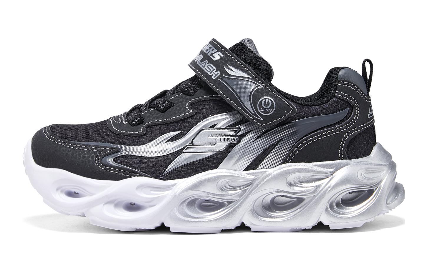 (Youth) Skechers Thermo-Flash Trainers 'Black Silver' 400103L-BKSL
