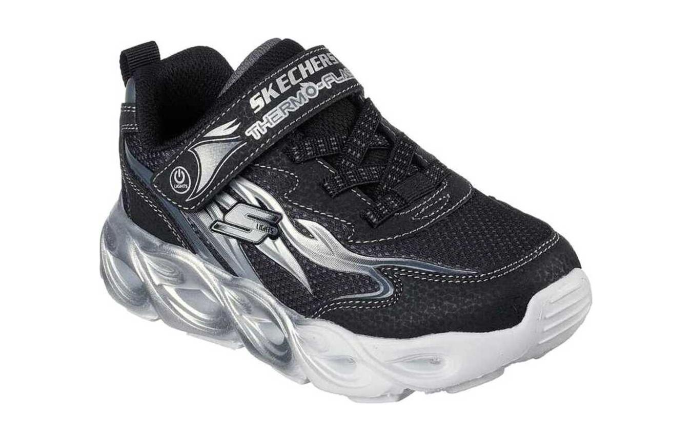 (Youth) Skechers Thermo-Flash Trainers 'Black Silver' 圖 2