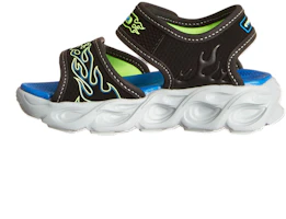 (Youth) Skechers Thermo Splash Slip On Sport Light-Up Sandals 'Black Blue' 400109L-BBLM (Youth) Skechers Thermo Splash Slip On Sport Light-Up Sandals 'Black Blue' 400109L-BBLM