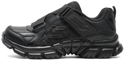 (Youth) Skechers Tough Trax 'All Black' 95474L-BBK (Youth) Skechers Tough Trax 'All Black' 95474L-BBK