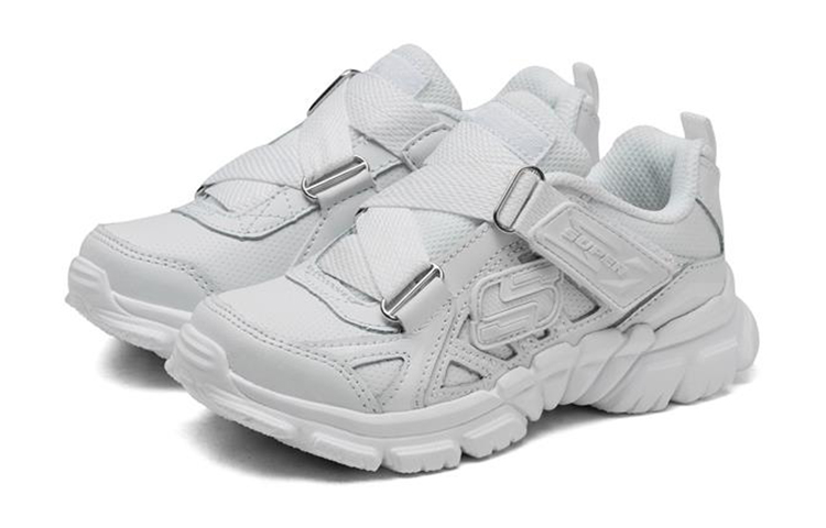 Lookbook (Youth) Skechers Tough Trax 'White' 95474L-WHT