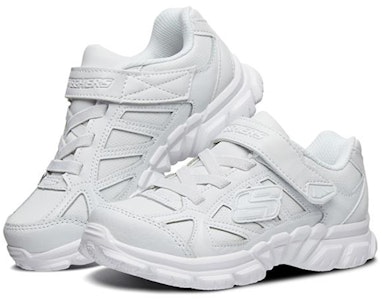 (PS) 斯凯奇 Tough Trax K 白色低帮运动鞋 998095L-WHT Lookbook (PS) 斯凯奇 Tough Trax K 白色低帮运动鞋 998095L-WHT