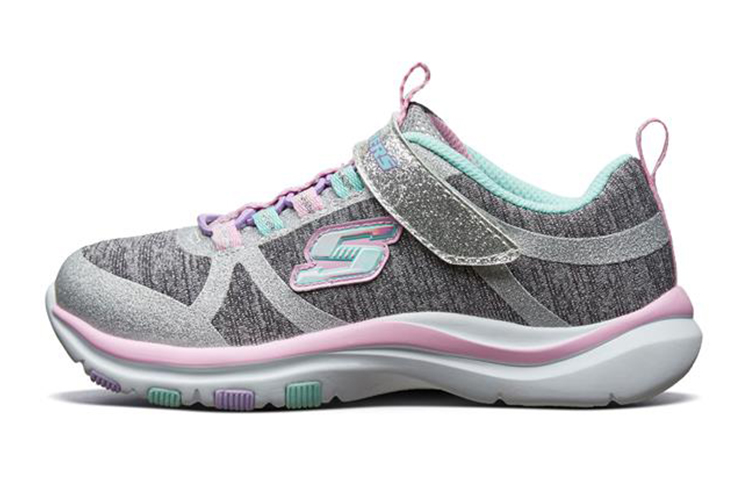 (Youth) Skechers Trainer Lite 'Grey Multicolor' 81485L-GYMT