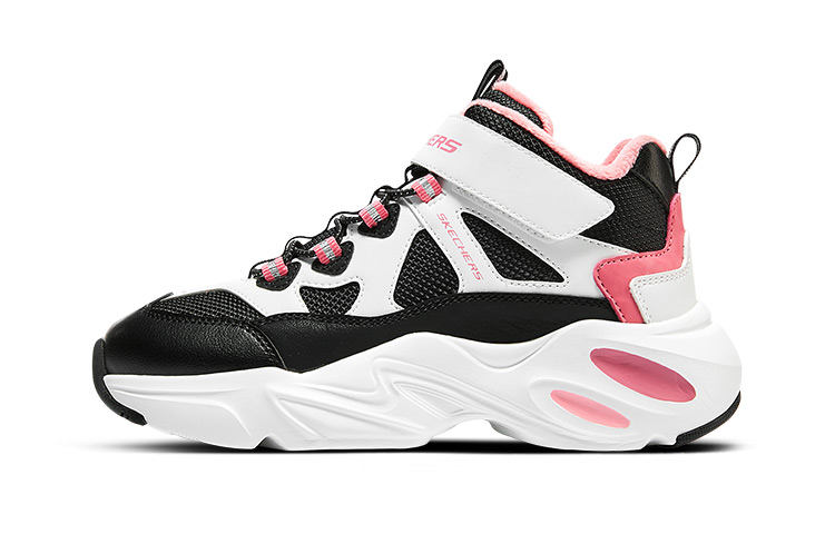 (Youth) Skechers Trainers 'White Black Pink'