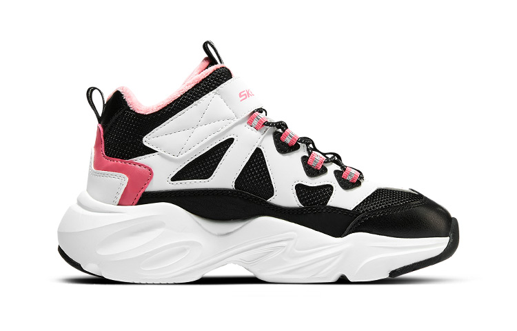 (Youth) Skechers Trainers 'White Black Pink' 圖 2