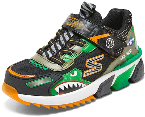 (JR) Kasut Latihan Skechers 'Hitam Hijau' 401525L-BKGR Shop (JR) Kasut Latihan Skechers 'Hitam Hijau' 401525L-BKGR