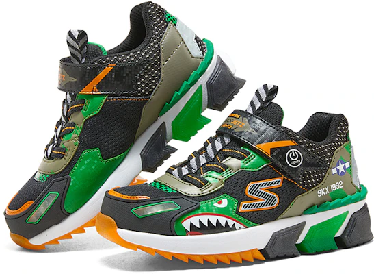 (JR) Sepatu Training Skechers 'Hitam Hijau' 401525L-BKGR Purchase (JR) Sepatu Training Skechers 'Hitam Hijau' 401525L-BKGR