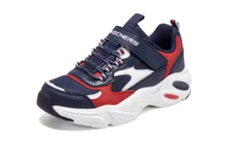 Lookbook (JR) Scarpe da Training Skechers ''Blu Navy Rosso Bianco'' 405204L-NVRD