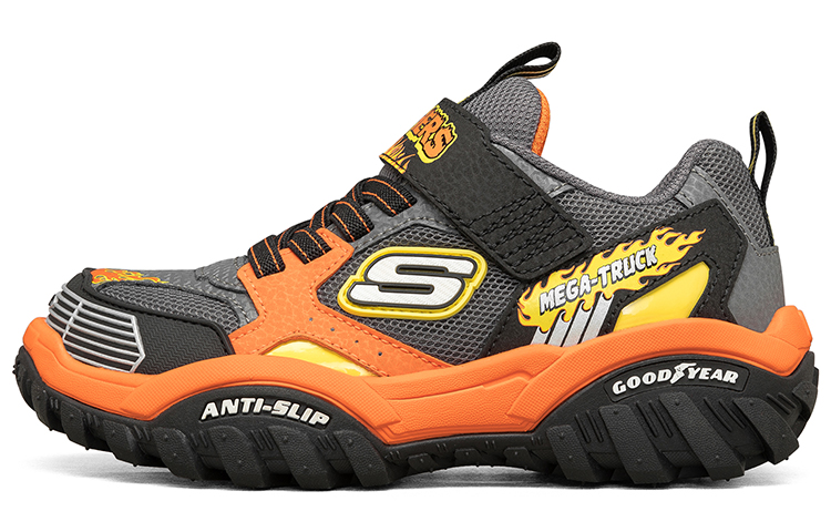 (Youth) Skechers Turbo Speed 'Orange Grey' 403760L-BGOR