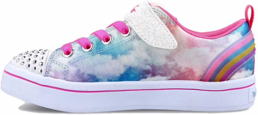 (JR) Skechers Twi-Lites 'Blanco Azul Rosa' 314441L-MLT Buy (JR) Skechers Twi-Lites 'Blanco Azul Rosa' 314441L-MLT