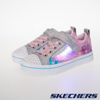 (JR) SKECHERS TWI-LITES 2.0 Sepatu Kasual Wanita Warna Pink 314432LSMLT Details for (JR) SKECHERS TWI-LITES 2.0 Sepatu Kasual Wanita Warna Pink 314432LSMLT