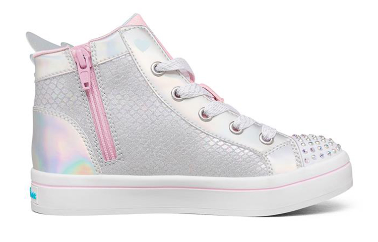 (Youth) Skechers Twi-Lites 2.0 'Silver Pink' 圖 2