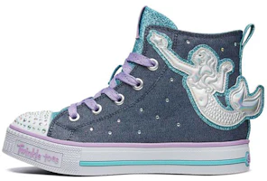 (Youth) Skechers Twinkle Lite High 'Denim Blue' 10970L-DMLT (Youth) Skechers Twinkle Lite High 'Denim Blue' 10970L-DMLT